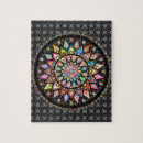 Recherche de mandalas puzzles Coloré