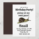 Recherche de escargot partie cartes invitations Drôle