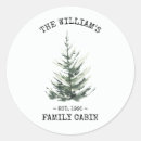 Recherche de sapins autocollants Nom de famille