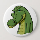 Recherche de crocodile badges Illustration