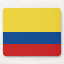 Recherche de la colombie tapis souris Drapeau