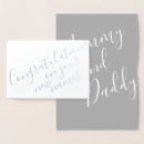 Recherche de nouveau papa cartes postales New parents