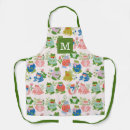 Recherche de grenouilles mignonnes tabliers Fleurs
