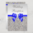 Recherche de bleu royal argent invitations Pour eux