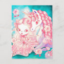 Recherche de licorne kawaii cartes postales Imaginaire