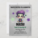 Recherche de monster mash invitations Vert