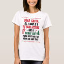 Recherche de santa claus femme tshirts Xmas