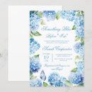 Zoek naar hydrangea wedding uitnodigingen Blauw