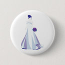 Recherche de votre jour du mariage badges Bride