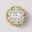 Recherche de cadre floral badges Rose