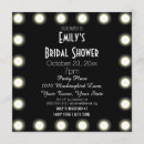 Recherche de stars bridal shower invitations Noir