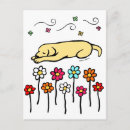 Recherche de labrador jaune cartes postales Fleurs