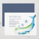 Recherche de whale anniversaire invitations Baleine