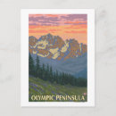Recherche de péninsule olympique cartes postales États