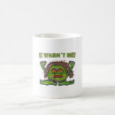 Recherche de créature verte tasses Monstre