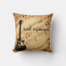 Recherche de vintage rock and roll coussins Guitare