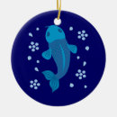 Recherche de carpe koi ornements Bleu