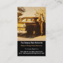 Recherche de voiture vintage cartes visite Automatique