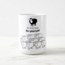 Recherche de moutons de bande dessinée tasses Noir