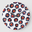 Recherche de fleurs peintes horloges Motif