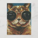 Recherche de lunette cartes postales Chat