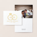 Recherche de marié jeune marié vœux cartes Monogramme