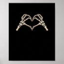 Recherche de coeur gothique posters Éffrayant mignon