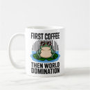 Recherche de grenouille drôle tasses Café