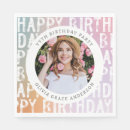 Recherche de pastel serviettes Typographie