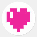 Recherche de pixels autocollants Coeur
