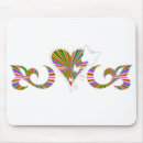 Recherche de fleur lys tapis souris Vert