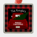 Recherche de camion ornements Camion vintage rouge