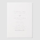 Recherche de nom invitations Noir et blanc