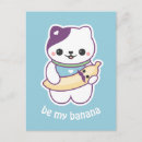 Recherche de banane mignonne cartes postales Pour tous