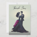 Recherche de halloween mariage remerciements cartes Minimaliste