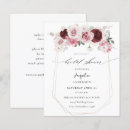 Recherche de vin rouge moderne invitations Floral