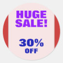 Recherche de 30 autocollants Vente