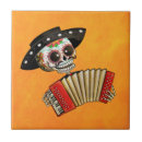 Recherche de squelette mexicain carreaux Dia de los muertos