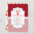 Recherche de rudolph invitations Rouge