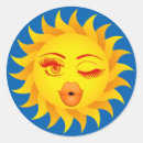 Recherche de symbole du soleil autocollants Été