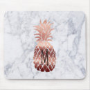 Recherche de ananas rose tapis souris Élégant