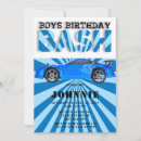 Recherche de voiture de sport invitations Fête d'anniversaire