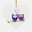 Recherche de hibou mignon ornements Amour