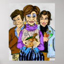 Zoek naar vreemde posters Cartoon