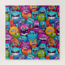 Zoek naar monster puzzels Cartoon