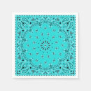 Zoek naar turquoise servetten Paisley