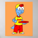 Zoek naar uitgestorven dieren posters Cartoon