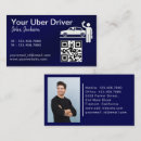 Recherche de service de transport cartes visite Chauffeur
