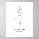 Recherche de posture de yoga posters Minimaliste