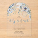 Recherche de baby brunch invitations Bleu